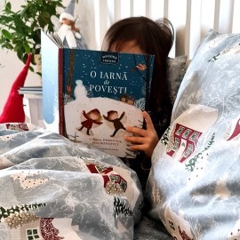 Lenjerie de pat Poveste De Iarna (160/200)