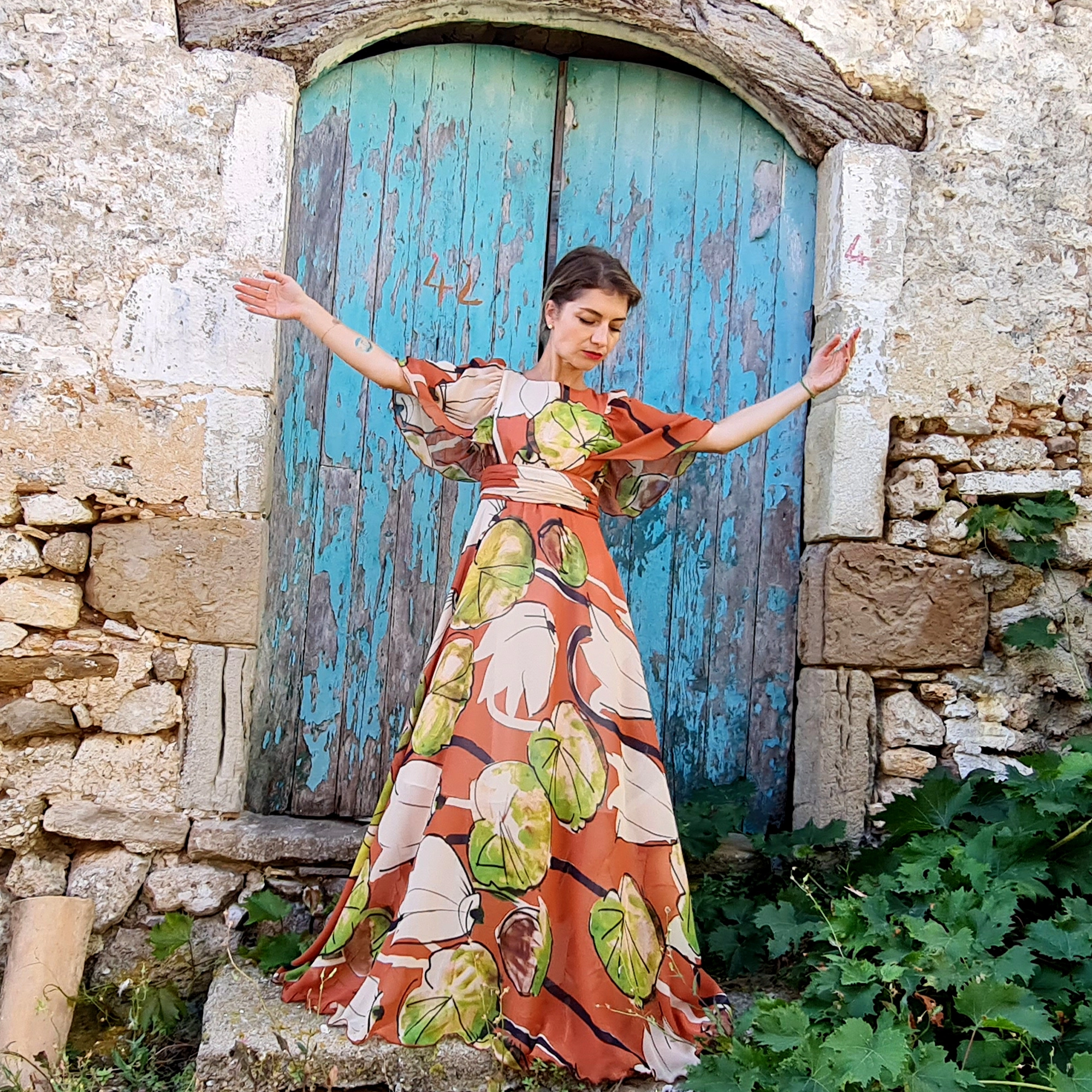 Rochie ocazie Silk Waterlily